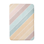 Personalisierte Elegante Sommer-Besichtigung Creme Badematte (Vorderseite Vertikal)