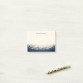 Personalisierte Elegante Spitzen und Perlen Post-it Klebezettel (Auf Schreibtisch)