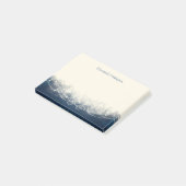 Personalisierte Elegante Spitzen und Perlen Post-it Klebezettel (angewinkelt)