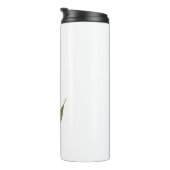 Personalisierte elegante violette Tulpe Thermosbecher (Nach rechts gedreht)