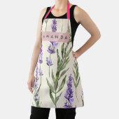 Personalisierte Elegante Wasserfarbe Lavendel Schürze (InSitu)