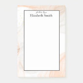 Personalisierte elegante Wasserfarben Postit Notes Post-it Klebezettel (Vorderseite)