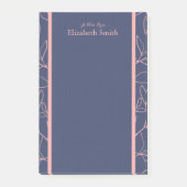 Personalisierte elegante Wasserfarben Postit Notes Post-it Klebezettel (Vorderseite)