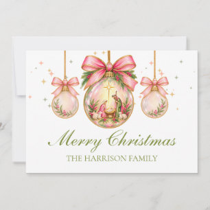 Personalisierte elegante Weihnachtskarte zur Gebur Feiertagskarte