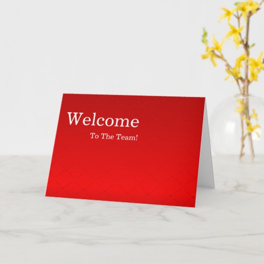 Personalisierte Elegante Welcome Card Karte (Gelbe Blume)