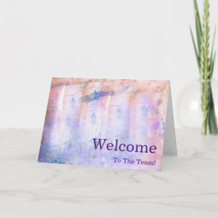 Personalisierte Elegante Welcome Card Karte