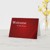 Personalisierte Elegante Welcome Card Karte (Gelbe Blume)
