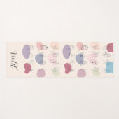 Personalisierte Elegante Wine tasting in der Fatto Yogamatte (Vorderseite (Horizontal))