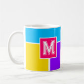 Personalisierte Eleganz: Mit Monogramm lebendig Kaffeetasse (Links)
