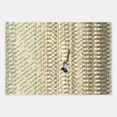 Personalisierte elektrische Gitarre Moderner Name  Geschenkpapier Set (Vorderseite 3)