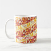 Personalisierte elektrische Iconic-Muster Kaffeetasse (Links)