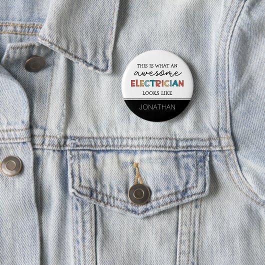 Personalisierte Elektrogeräte Button (Beispiel)