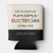 Personalisierte Elektrogeräte Dosenkühler (Rückseite)