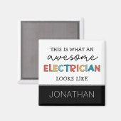 Personalisierte Elektrogeräte Magnet (Vorderseite/Rückseite)