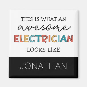 Personalisierte Elektrogeräte Magnet