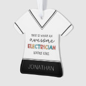 Personalisierte Elektrogeräte Ornament (Vorderseite)