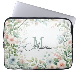 Personalisierte Elektronik Wilde kleine Blume Laptopschutzhülle