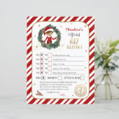 Personalisierte Elf-Berichtskarte (Stehend Vorderseite)