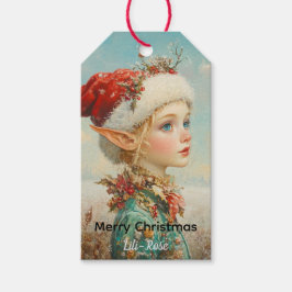 Personalisierte Elf-Geschenkanhänger | Nordpol Wei Geschenkanhänger