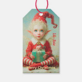 Personalisierte Elf-Geschenkanhänger | Weihnachten Geschenkanhänger