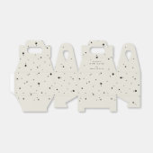 Personalisierte Elfenbeinküste + Schwarze Sterne N Geschenkschachtel (Ungefaltet)