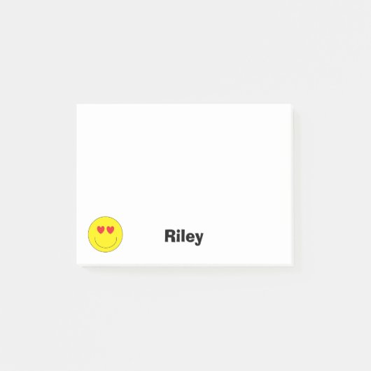 Personalisierte Emoji Post-Itanmerkungen Post-it Klebezettel (Vorderseite)