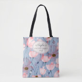 Personalisierte emotionale Unterstützung Blumen-Ta Tasche (Vorderseite)