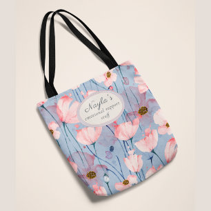 Personalisierte emotionale Unterstützung Blumen-Ta Tasche