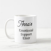 Personalisierte emotionale Unterstützung Kaffeetasse (Links)