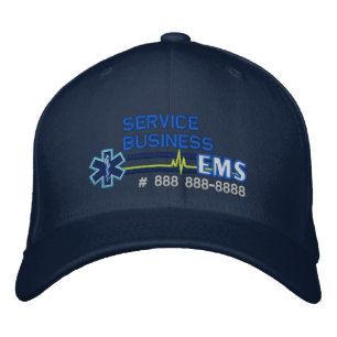 Personalisierte EMS Paramedic Star of Life Bestickte Baseballkappe