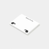 Personalisierte englische Loop Pet Bunny Rabbit Post-it Klebezettel (angewinkelt)