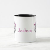 Personalisierte Ente-Tasse mit schwarzem Griff Tasse (Zentrum)