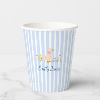 Personalisierte Entenküken-Baby-Party Kinder Gebur Pappbecher
