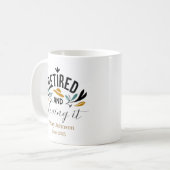 Personalisierte Entspannung und Liebe Kaffeetasse (Vorderseite Links)