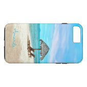 Personalisierte Entspannungslandschaft am Strand Case-Mate iPhone Hülle (Rückseite (Horizontal))