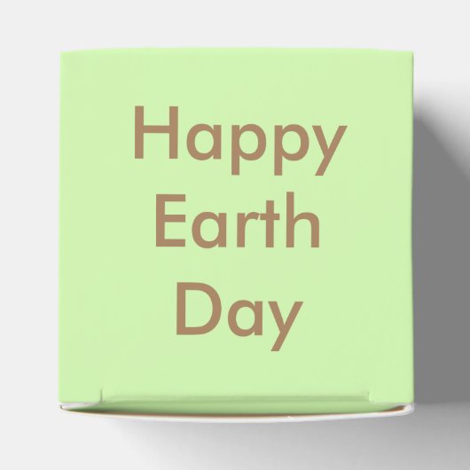 Personalisierte Erdbaume Geschenkschachtel (Oben)