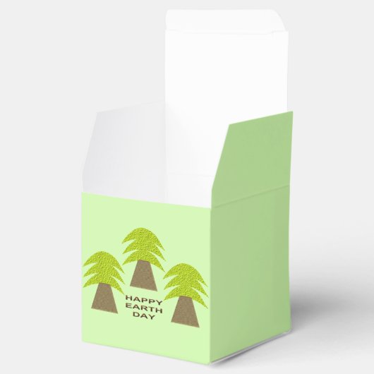 Personalisierte Erdbaume Geschenkschachtel (Geöffnet)