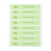 Personalisierte Erdbaume Rundum-Adressaufkleber (Bogen)