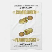 Personalisierte Erdnuss Küchentuch (Vertikal)