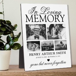 Personalisierte Erinnerung 5 Foto Fotoplatte