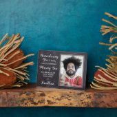 Personalisierte Erinnerung Foto halten Fotoplatte (Seite)