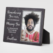 Personalisierte Erinnerung Foto halten Fotoplatte (Seite)