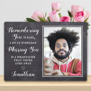 Personalisierte Erinnerung Foto halten Fotoplatte