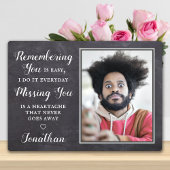 Personalisierte Erinnerung Foto halten Fotoplatte