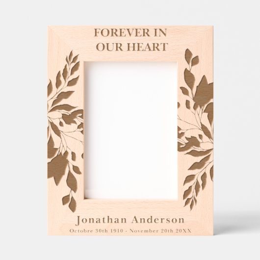 Personalisierte Erinnerung Geätzte Rahmen (Vorderseite)