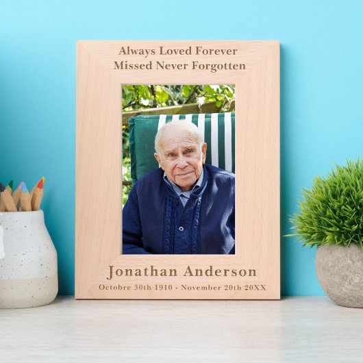 Personalisierte Erinnerung Geätzte Rahmen