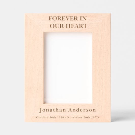 Personalisierte Erinnerung Geätzte Rahmen (Vorderseite)