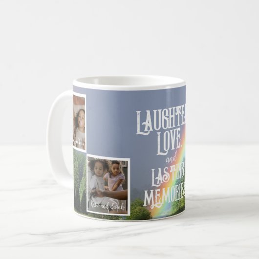 Personalisierte Erinnerungen Foto-Tasse beibehalte Kaffeetasse (Vorderseite Links)