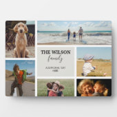 Personalisierte Erinnerungen für 6 Fotos Fotoplatte (Vorderseite)