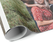 Personalisierte Erinnerungen für 6 Fotos Geschenkpapier (Rolleneckpunkt)